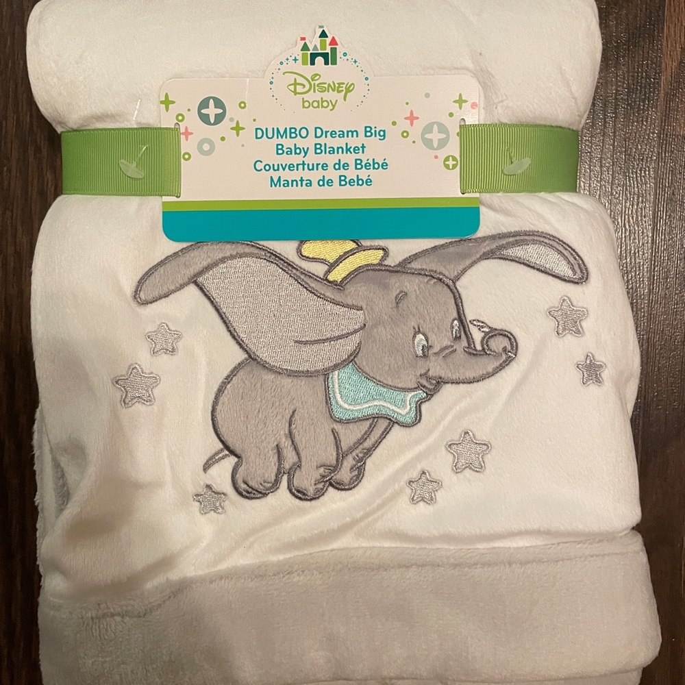 Dumbo Dream Big Baby Blanket